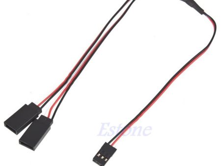 1Pcs 300mm 30cm Servo Y Extension Lead Wire Cable f RC Futaba JR Servo Part New Fashion