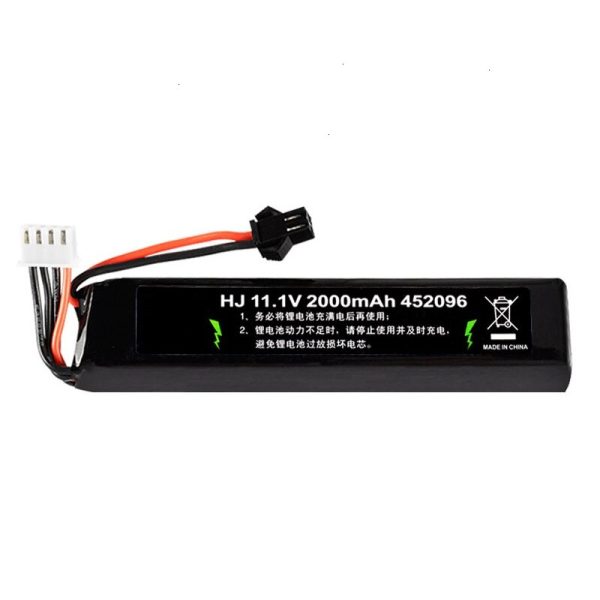 11.1v Lipo Battery for Water Gun 3S 11.1V 2000mAh 30C 452096 battery for Mini Airsoft BB Air Pistol Electric Toys Guns Parts Online now