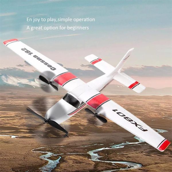 FX801 RC Plane EPP Foam Glider Airplane Gyro 2.4G 2CH RTF Remote Control Wingspan Aircraft Funny Boys Airplanes Interesting Toys Hot on Sale