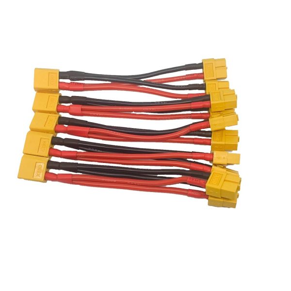 1pcs Xt60 Parallel Battery Connector Cable Dual Extension Y Splitter Silicone Wire Fashion