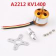 1pcs A2212 Brushless Motor 930KV 1000KV 1400KV 2200KV 2700KV For RC Aircraft Plane Multi-copter Brushless Outrunner Motor Online now