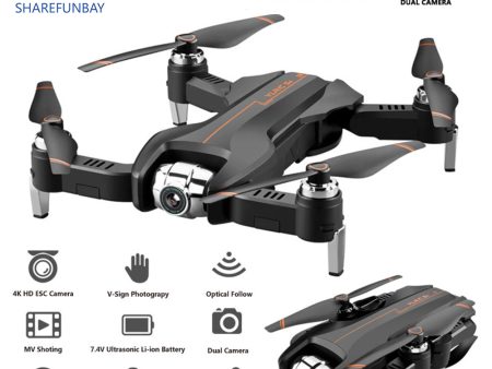 Drone 4K camera HD 1080P WIFI FPV drone height maintenance quadcopter fixed-point surround RC helicopter drone camera dron Cheap