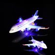 Kids Glider Plane Toys Electric Music Light Automatic Steering Plane Passenger Aircraft Airplane Model Toy Kid Outdoor Toy Games Fashion