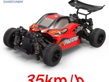 Wltoys A202 remote control car 1:24 electric 4wd remote control car 2.4G remote control desert off-road vehicle drift speed 35km Cheap