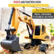 2.4Ghz 6Ch 1:24 Rc Excavator Mini Rc Truck Rechargeable Simulated Excavator Gift Toy For Kids Discount