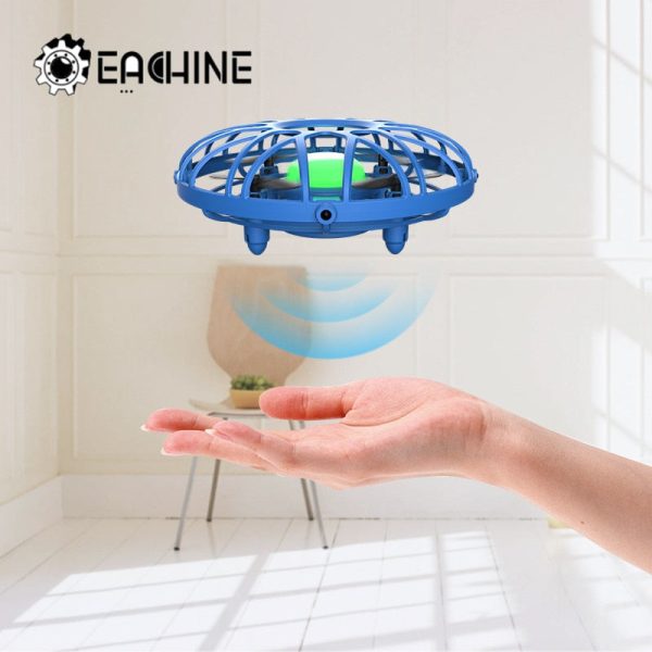 Eachine E111 Mini Drone UFO Infrared Sensing Control Hand Flying Aircraft Quadcopter Infraed Induction Intlligent BNF RC Kid Toy For Discount