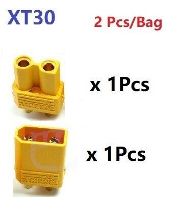 XT30 XT-30 Plug Male Female Bullet Connectors Plugs For RC Lipo Battery Quadcopter Multicopter For Aircraft accessories parts Online Sale