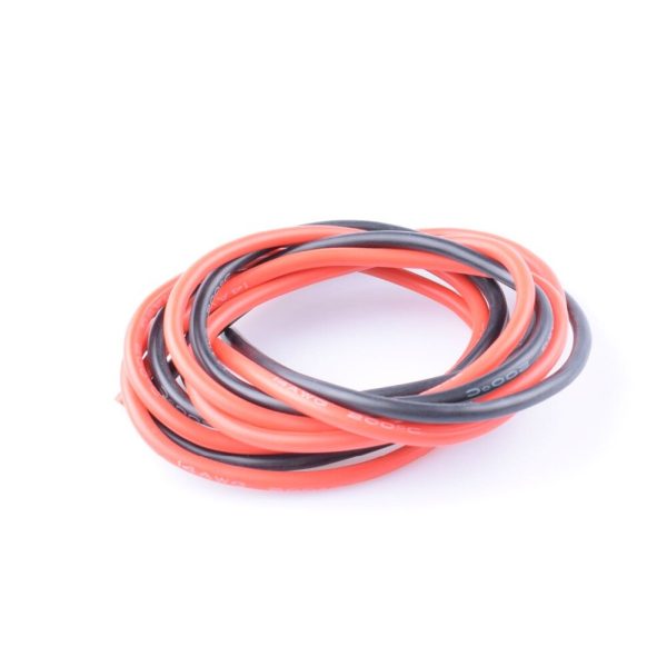 2 meter lot 10awg 12awg 14awg 16awg 18awg 20awg super soft flexible factory made electric copper silicone wire cable Online now