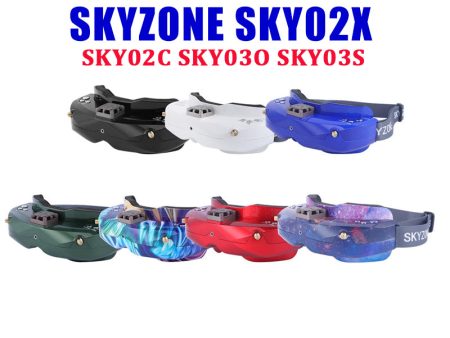 SKYZONE SKY02X   SKY02C   SKY03O   SKY03S 5.8Ghz 48CH Diversity FPV Goggles For RC Racing Drone Sale