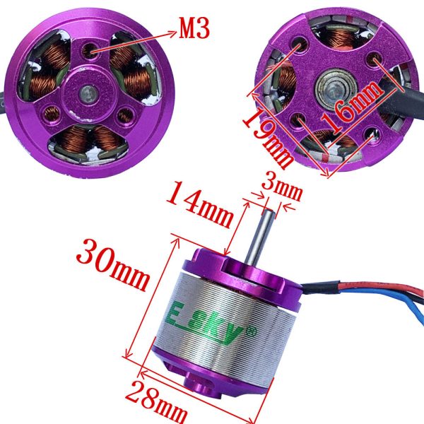 2830 E-SKY 3900KV Brushless Motor For Rc Multicopter Brushless motor multicopter Drones 9045 10X6 10X5 props DC outrunner motor Online now