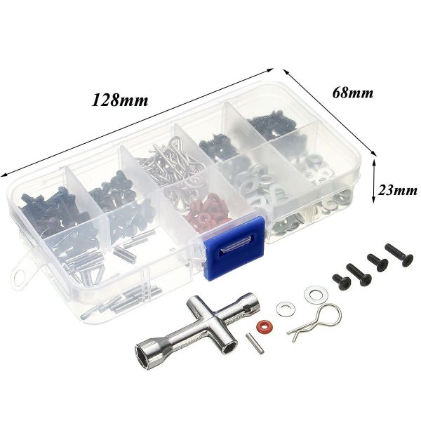 270 in 1 Special Repair Tool & Screws Box Set for 1 10 HSP RC Car DIY Sale