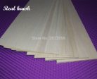 10pcs 500x100x0.75 1 1.5 2 2.5 3 4 5mm AAA+ Model Balsa wood sheets for DIY RC model wooden plane boat material Sale