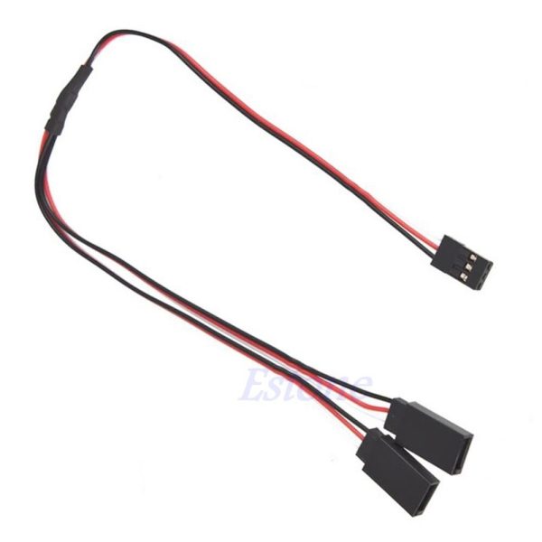 1Pcs 300mm 30cm Servo Y Extension Lead Wire Cable f RC Futaba JR Servo Part New Fashion