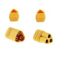 2pair AMASS MT60 3.5mm 3 pole Bullet Connector Plug Set For RC ESC to Motor For Cheap