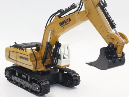 HUINA 1331 1 18 2.4G RC Chargeable Electric Excavator Model Engineering Digging Toys Sale