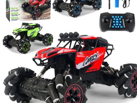 1 16 RC Car 2.4GHz 4WD New Technology Rc Car Off-road Music Remote Control Car Stunt Drift Climbing Car Toys for Children Gifts Fashion