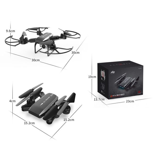 KY606D Drone FPV RC Drone 4k Camera 1080 HD Aerial Video dron Quadcopter RC helicopter toys for kids Foldable Off-Point drones For Discount