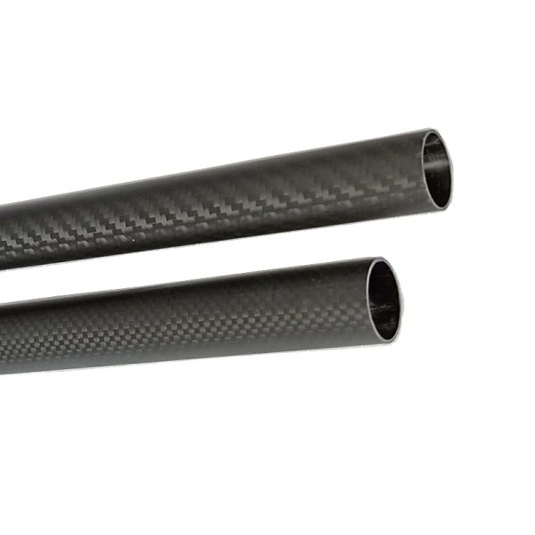 2PCS 3k 100% full Carbon fiber circular tube 500mm Length Twill Matte OD 10mm 12mm 14mm 15mm 16mm 18mm 19mm Online