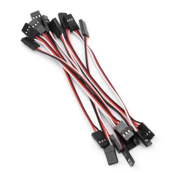 10pcs 50mm-300mm Male To Male Quadcopter Extension Servo Lead Futaba JR Wire Cable RC Online Hot Sale