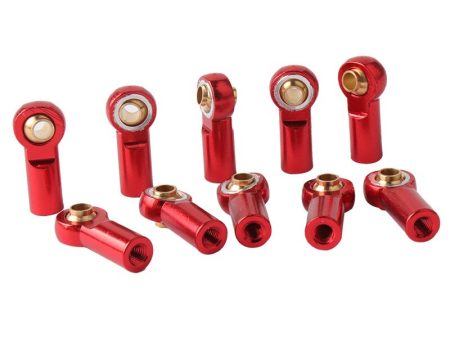 10 Pcs Aluminum M3 Metal Ball Head Holder For SCX10 Link Rod End Ball Joint for 1 10 RC Car Truck Buggy Crawler Hot on Sale