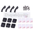 1Set Black Plastic Climbing Car Door Hinges & Door Handles for 1:10 RC Crawler For Traxxas TRX4 Baby Toy Car Props for Kidsr Supply