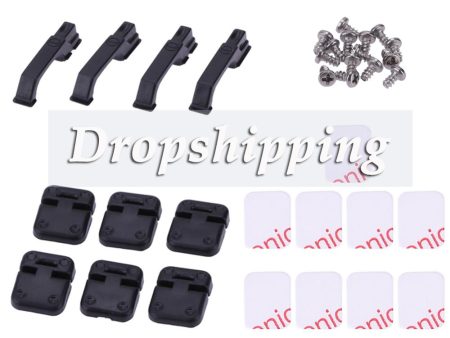 1Set Black Plastic Climbing Car Door Hinges & Door Handles for 1:10 RC Crawler For Traxxas TRX4 Baby Toy Car Props for Kidsr Supply