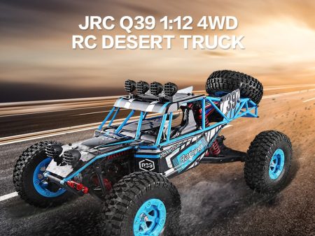 2019 New JJRC Q39 1:12 4WD RC Desert Truck RTR 35km h+ Fast Speed 1kg High-torque Servo 7.4V 1500mAh LiPo Battery F22485 Online now