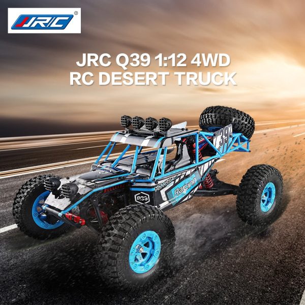 2019 New JJRC Q39 1:12 4WD RC Desert Truck RTR 35km h+ Fast Speed 1kg High-torque Servo 7.4V 1500mAh LiPo Battery F22485 Online now