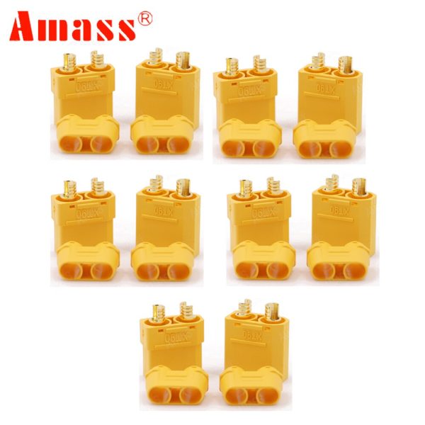 10 x Amass XT60+ XT30U XT60U XT90 XT90-S MR60 MR30 XT60PW XT90PW XT30PW AS150 XT150 XT60-P MR30PB MT30 MT60 Connector (5 Pair ) For Cheap