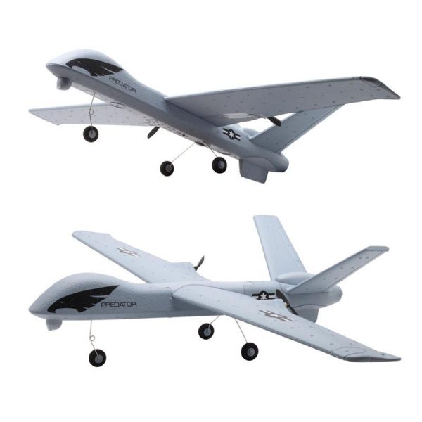 Z51 Super Big 66cm Wingspan Remote Control Airplane Glider EPP Built-in Gyroscope RC Plane UAV with LED Military Aircraft Model Discount