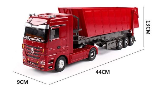 2.4GHZ big RC toy Dumper Tilting Cart remote Control Tip Lorry Auto Lift Engineer Container car Vehicle Toys gift brinquedos For Sale