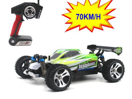 WLtoys A959-B 1 18 4WD Buggy Off Road 1:18 RC Car 70km h 2.4G Radio Control Truck RTR RC Buggy With Battery A959 Updated Version on Sale