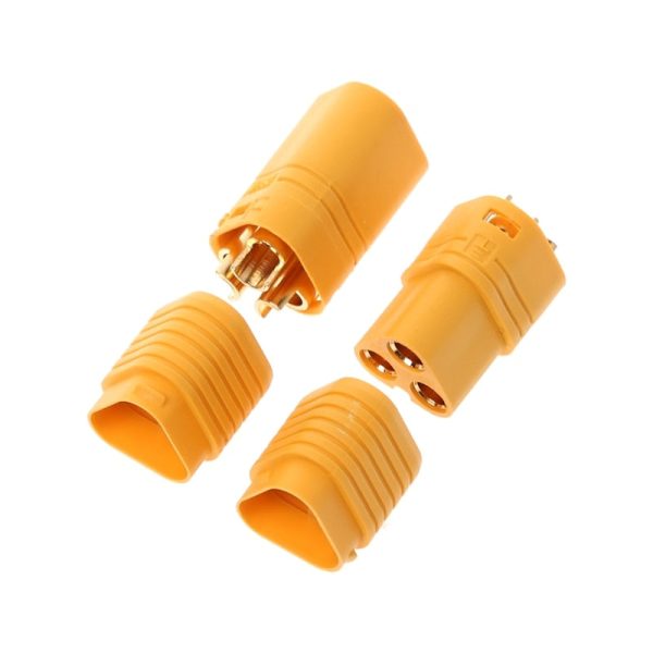 1 Pair MT60 3.5mm 3 Pole Bullet Connector Plug Set For RC ESC to Motor Cheap