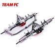 1Set 1 10 Rc Car Complete Alloy CNC Metal Front And Rear Axle With Arm CNC Machined For 1:10 Rc Crawler AXIAL SCX10 RC4WD S242 Supply