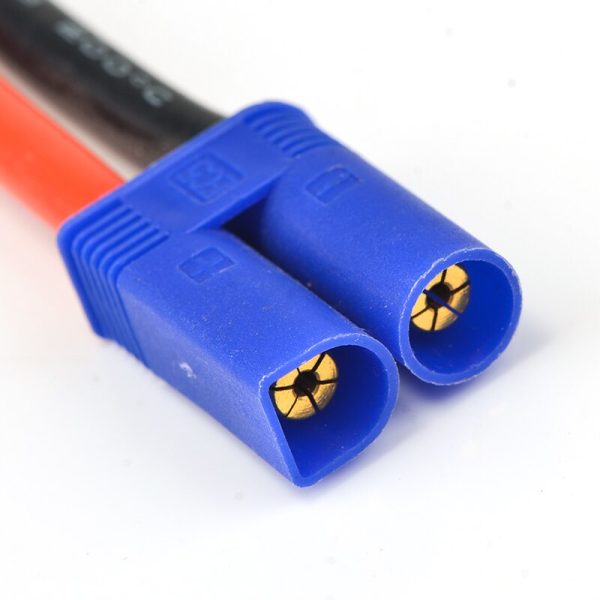 2 Pcs or 3 Pcs EC5 Male Plug Connector 10CM EC5 Battery Connector Plug with AWG Wire Supply