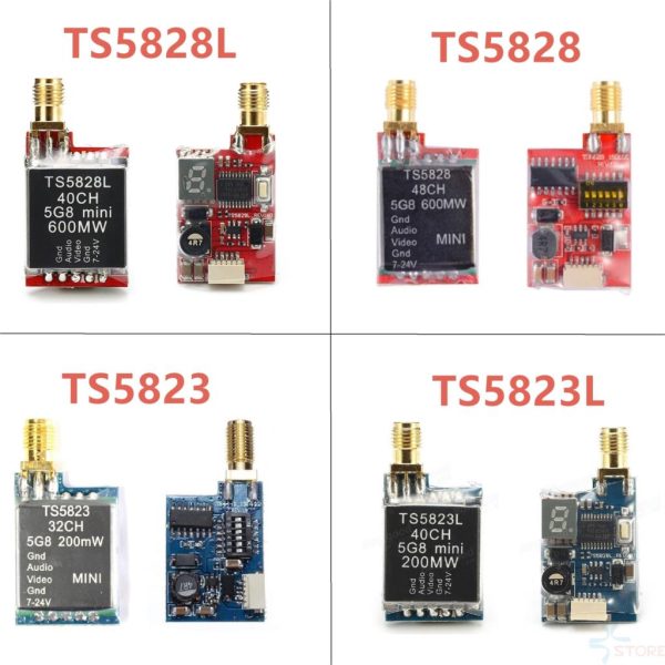 TS5828 TS5828L TS5823 TS5823L Video Sender Micro Wireless Video Transmitter Module 5.8GHz VTX for 180-350 Class Quadcopter Drone Online Hot Sale