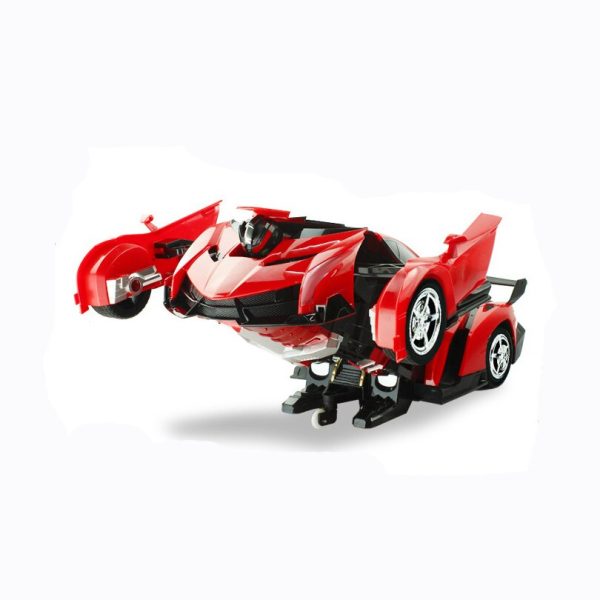 2In1 RC Car Sports Car Transformation Robots Models Remote Control Deformation Car RC fighting toy KidsChildren s Birthday GiFT Hot on Sale