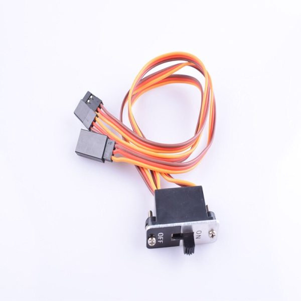 2 PACK RC Switch Futaba Connector On- Off with Spare Male Plug Heavy Duty Good Quality Online now