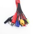 19 in1 RC Lipo Battery Charger Adapter Convert Cable 4mm Banana Plug to Traxxa JST FUTABAS T-Plug XT60 EC3 EC5 Hxt TAMIYAS Online now