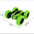 2.4Ghz Remote Control Cars Stunt Rc Car High Speed Flashing 3D Flip roll Green & Blue Electric Race Double S Toys Christmas gift For Discount