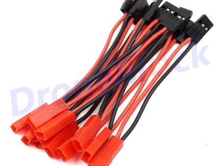 10PCS JST Plug to JR Futaba servo connector Adapt Cable for RC Battery Online Sale