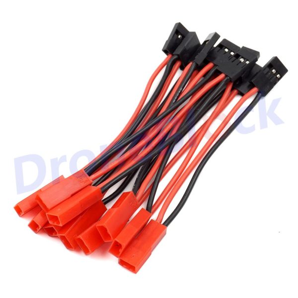 10PCS JST Plug to JR Futaba servo connector Adapt Cable for RC Battery Online Sale