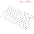 10pcs Z type D1.2mm push rod steel wire push pull rod pushrod for rc aircraft airplane pull push connecting rod on Sale