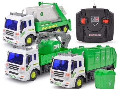 1:16 Large Garbage Truck Toys Kids Clean Car Boys Sanitation Trash Trucks Big Vehicle Alloy Car Model Children Christmas Gift Online now