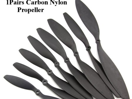 1Pair Gemfan Carbon Nylon CW CCW Propeller Blades Prop 8038 8045 9047 1038 1045 1050 1147 1238 1245 1447 for RC Drone Quadcopter For Cheap