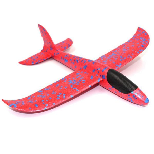 1Pcs EPP Foam Hand Throw Airplane Outdoor Launch Glider Plane Kids Gift Toy 34.5*32*7.8cm Interesting Toys Educational Robot Toy Supply