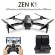 VISUO ZEN K1 GPS RC Drone with 4K Wide-Angle HD Dual Camera 5G WiFi FPV Brushless Drones Quadcopter 50 Times Zoom 28 Mins VS F11 For Cheap