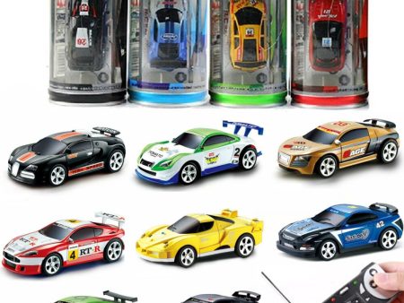 2019 Remote Control Car 20KM H Coke Can Mini RC Car Radio Remote Control Micro Racing Car 4WD Cars RC Models Toys for Kids Gifts For Sale