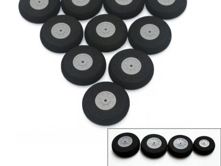 10pcs lot High quality Airplane Wheels 30mm 40mm 55mm 65mm 75mm Airplane sponge wheels Hot on Sale