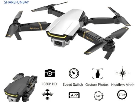 Global Drone GW89 Quadrocopter with Camera HD 1080P Helicopter RTF Folding RC Drone X Pro WIFI FPV Dron VS M69 E58 E520 SG106 For Sale